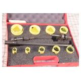 Starret Hole saw set 3/4 to 2 1/2"