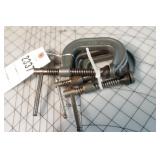 C-Clamps 3pcs 2" WIlton & Hargrave