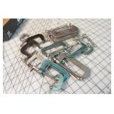 Small C-Clamps approx 2" 13pcs