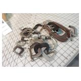 Small C-Clamps approx 2" 15pcs