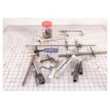 Circle scribes, small coping saw & machining