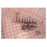 MAC Sq sockets & Snap-On  bits 16 pcs