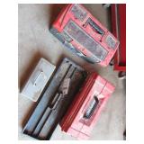 4 Pc Assorted Tool Boxes and Tray