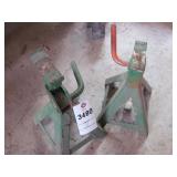 Pair of 12" Jack Stands - Green