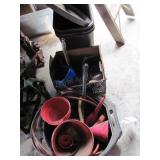 Large Plastic Oil Drain Pan W/Funnels