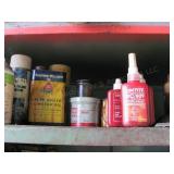 Contents of Top Shelf of Cabinet