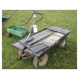 4 wheel auction cart