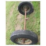 axle w/ 5 bolt rims & tires