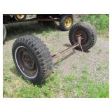 axle w/ drum brakes