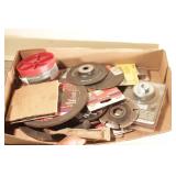 abrasives, cut offs, grinding wheels etc