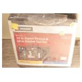 Jobsmart 1/2" impact wrench & 3/8" ratchet set