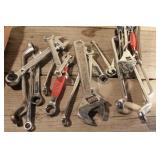 Box end wrenches, adjustable wrench, gear wrenches