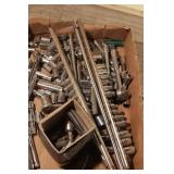 1/4" Drive sockets, ratchets, breaker bar & rails