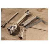 t-handle sparkplug socket & multi socket wrench