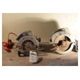 Pair of porter cable circular saws