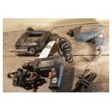 2 drills & black & decker jigsaw