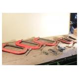 C-clamps 12pcs - 1" to 8" Jaws