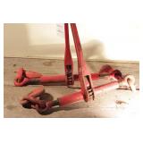 Pair of ratcheting chain binders