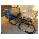 3 Halogen work lights