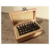 Gasket hole punches & letter stamp set