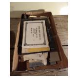 cat crawler book, Raleigh lights belt buckle &more