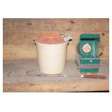 4pc Fishing Minnow Pail & More