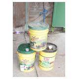 3 Pails Hy/Trans & Hydraulic Oils