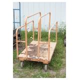 Rolling lumber & panel cart