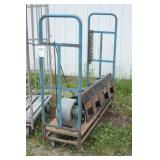 Blue rolling cart