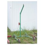 green rolling cart / pulley cable lift