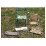 playground swings & children