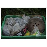 electric fence wire, fencepost clips & insulators