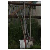 shovels - assortment of flat & snow shovels