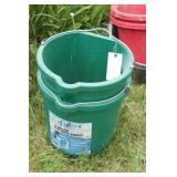 5 gal flat back bucket (2pcs)