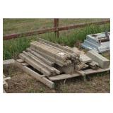 4 bundles of treated deck bars