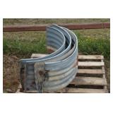 Galvanized Basement window standoffs