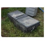 Black Poly Toolbox w/ key