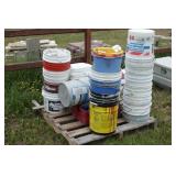 pallet full of 5gal buckets