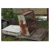 magazine rack, displays & Cabinet