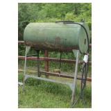 approx 200 gal fuel tank on stand