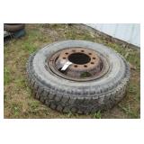Sebring semi tire w/ 10 bolt wheel