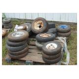 Pallet of small tires (assorted)
