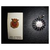 (2) Pins: AC V WWII On The Job & VFW Auxiliary
