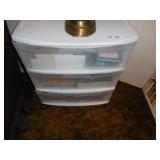 3-Drawer Unit w/Stationary, Envelopes FULL