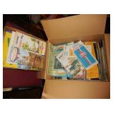 Box of Maps & Atlas, Travel Guides