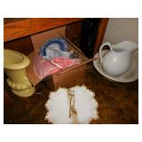 Pitcher & Bowl, Divided Dise, Vases, Plates