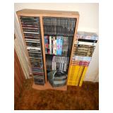DVDs, VHS, CDs & Stand