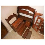 (16) Wood Shelves & Boxes