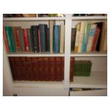 Books (2 lower shelves full)