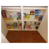 Cabinet Contents: light bulbs, misc.